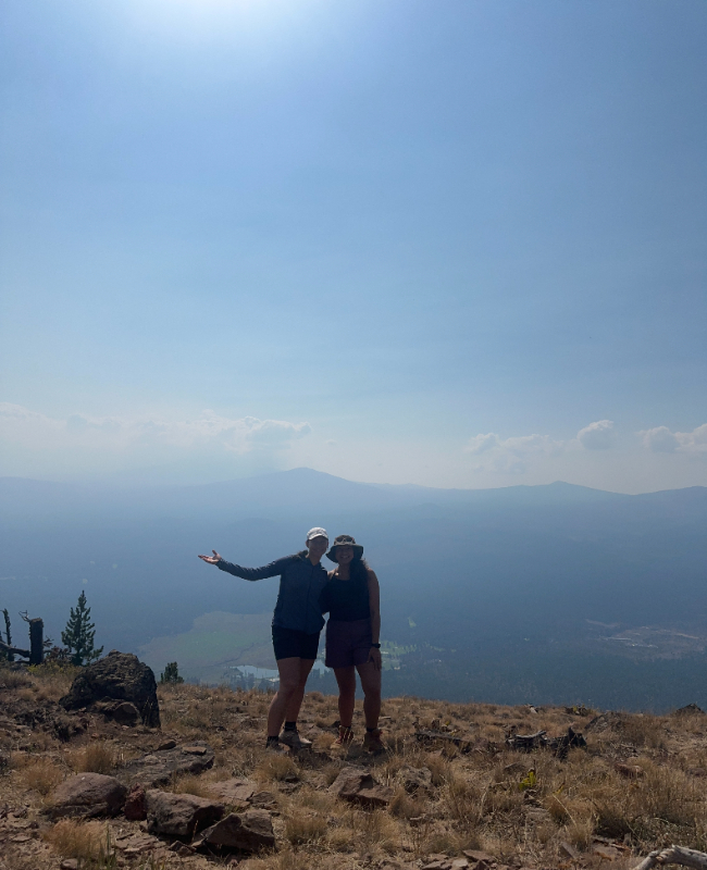 two sisters at black butte trail